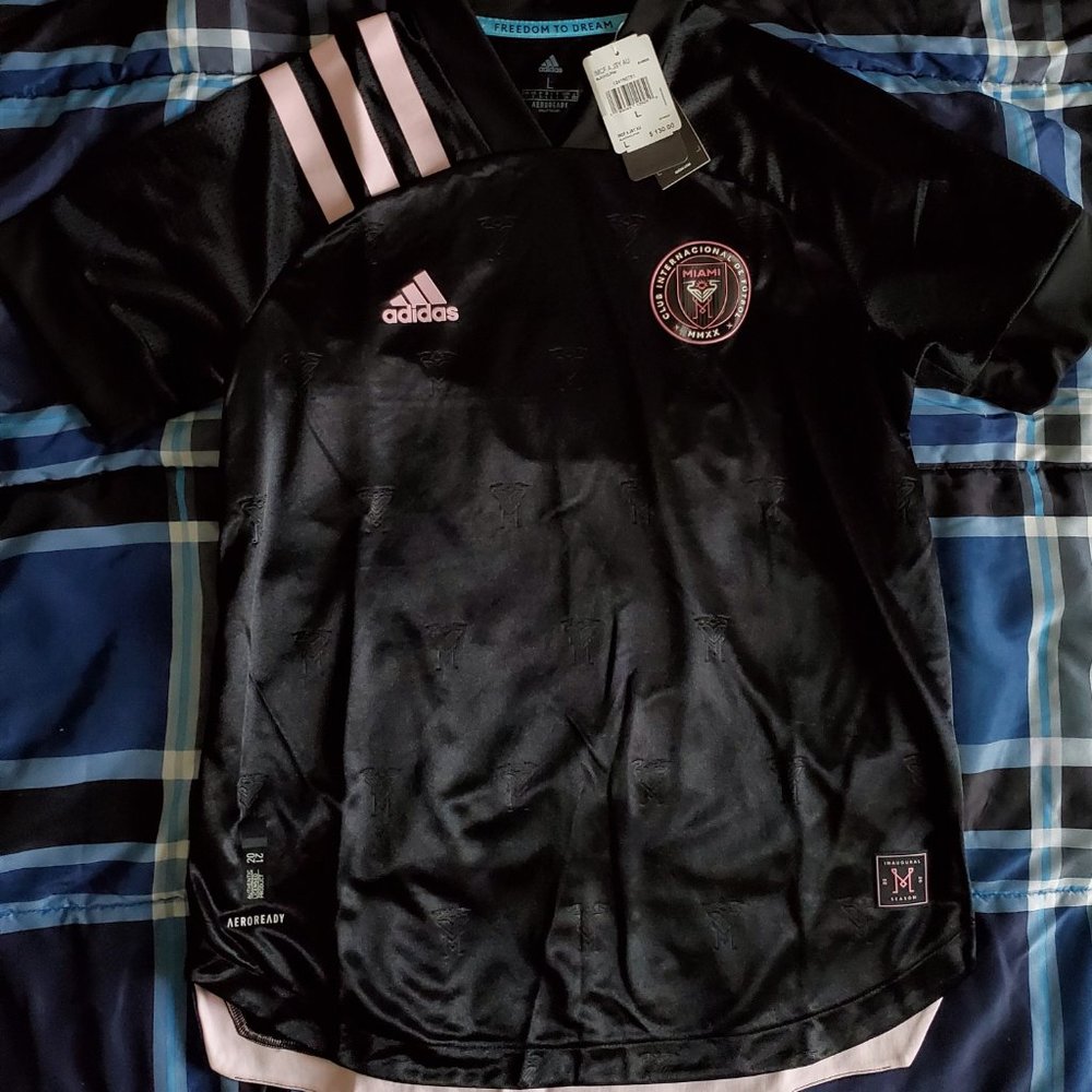 Adidas Inter Miami CF Authentic Jersey Black 2021